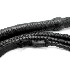 Real Cowhide Bull WHIP 04 TO 16 FEET Long 16 Plaits Black Indiana Jones Whip