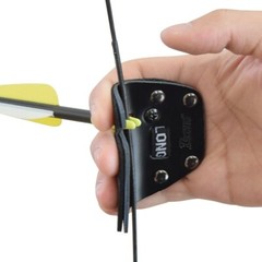 Archery Finger Tab Leather Hand Guard Protector Gear For Recurve Bow Shooting 1X