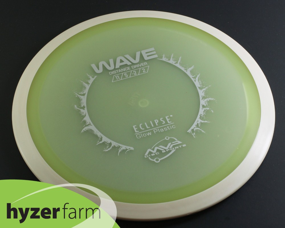 MVP GLOW IN THE DARK ECLIPSE WAVE *pick your weight* Hyzer Farm GLOW DRIVER