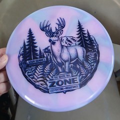 Discraft WHITE TAIL Zone 🦌 Adam Hammes Deer 🫎 New Z Swirl Double Stamp 175