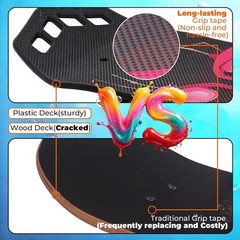 27″x 8″ Complete Skateboard for Beginners Youth Teens Kids Boys or Girls with…
