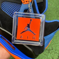 AJ4 Retro “Cavs” Safety Orange-Game Royal 308497-027 NEW Men’s Size 4-11