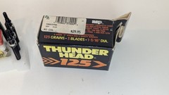 NEW 12 – Thunderhead Hunting Broadhead 125 Grain 3 Blade Fixed USA Made Archery