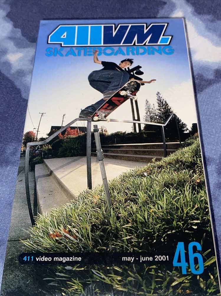 NOS 411vm Skateboarding Magazine VHS Skate Video Number 46 May 2001