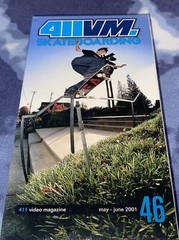 NOS 411vm Skateboarding Magazine VHS Skate Video Number 46 May 2001