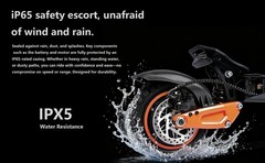1600W Foldable Electric Scooter, 11» Off Road 40MPH 34 Miles Commuter E-Scooter