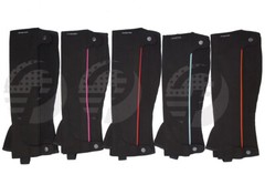Half Chaps Horse Riding Adult Equestrian Washable Chaps Black Amara – S/M/L/XL