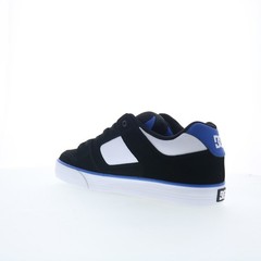 DC Pure DC01782005-BKBLWH Mens Black Nubuck Skate Inspired Sneakers Shoes