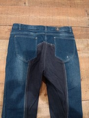 DERBY HOUSE RIDING PANTS EQUESTRIAN JEAN LADIES Denim 32 (2539)