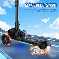 Electric Scooter Adults 350W 19MPH 21Mi 8.5″ Foldable App Commuter E-Scooter