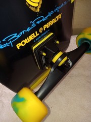 2012 New Issue Powell Peralta Skull And Sword Black And Blue And Yellow…
