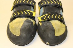 Scarpa Vapor V Italy Made Mens Size 11 45 Microsuede Strap Rock Climbing Shoes