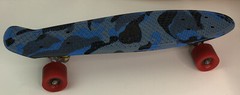 High Bounce Unisex Kids Blue Four Carry Wheels Complete Classic Skate Board