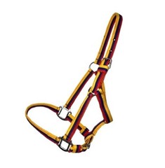 Horse Halter Multi Color Nylon Adjustable Durable Comfortable Equestrian Tack