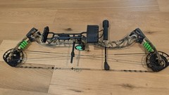 PSE Brute NXT Compound Bow Package Camo Rest Quiver RH