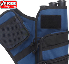 3-Tubes Hip Quiver Waist Hanged Arrow Archery Carry Bag with Pockets Adjustable
