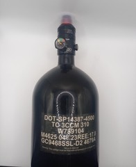 Ninja SL2 4500psi 68ci Paintball Compressed Air Tank with Pro V3 Reg