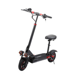 J01 Electric Scooter with Seat 1200W 48V15AH 28MPH 10» Folding Adult E-Scooter