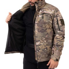 Men’s Tactical Softshell Jacket Fleece Lined Waterproof Windproof Military Coat