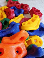 Lot Of 30 Rock Climbing Holds **No Bolts**