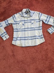 VTG / Modern Women WESTERN Shirt Lot (5) Small L/s Adobe Rose Rockmount ++ Vgc
