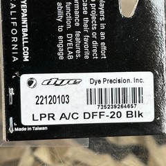 NEW Dye DFF-20 Autococker (LPR) Low Pressure Regulator – Polished Black