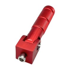 Universal 8mm Motorcycle Foot Pegs – Foldable Bike Pegs, 90 Degree Fixed Red