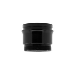 Inception Designs Feedneck Adapter Polished Black Angel High Rise Adapter