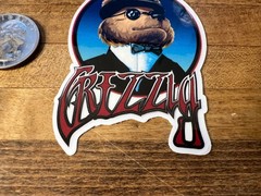 Grizzly Griptape Gentleman Bear Sticker Torey Pudwill Skateboarding Supreme