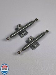 LEEFAI Pro Fingerboard Trucks 29/32/34/36mm G4 -Raw Metal Color-Inverted King