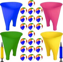 Giant Granny Pants Yard Game Set for Family Fun – Includes 2 Pants & 10 Balls
