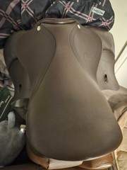 Close Contact, English Saddle, Dark Brown, 16.5, hardly used