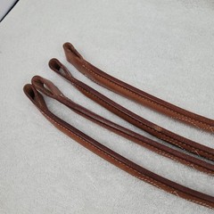 4 Western Headstall Brow Bands 16.5 x 1.13″ Loop 1.13″ Rawhide Embroidered New