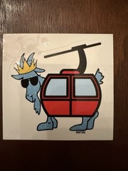 GOAT USA Gondola Ski Lift GOAT Sticker. Single Sticker. Brand New.