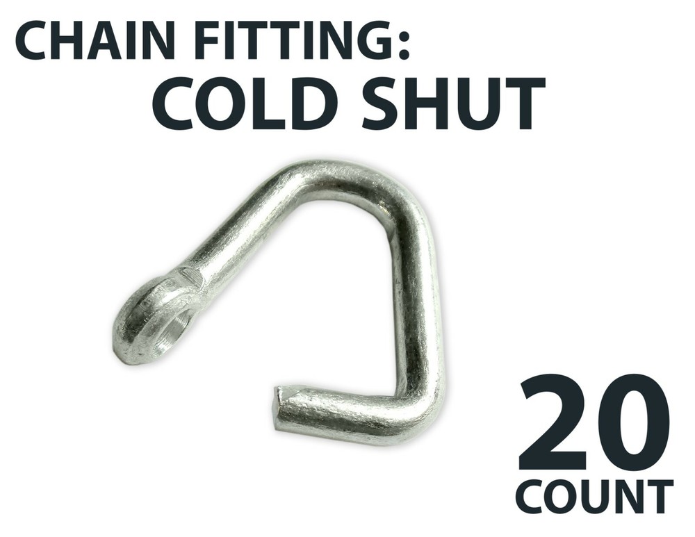 Cold Shut Chain Repair Link 3/16 1/4 5/16 3/8 1/2 5/8 Universal Rigging Bulk