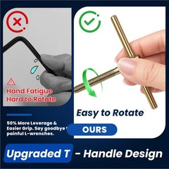 3PCS T-Handle Clutch Drive Belt Removal Tool, Tool