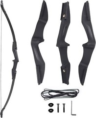 57 inch 30/40lbs Takedown Recurve Bow RH/LH with 12 Pcs 30inch Fiberglass Arrows