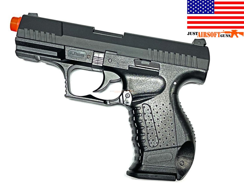 Airsoft Spring Toy Pistol Fun Backyard 15 Rnds Magazine Capacity Manual Safety