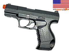 Airsoft Spring Toy Pistol Fun Backyard 15 Rnds Magazine Capacity Manual Safety