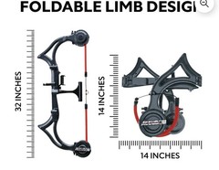 AccuBow 2.0 Carbon Fiber Virtual Archery Game Shooting,10–70lbs Adjust Resistan