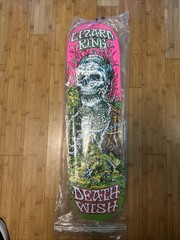 Deathwish Lizard King Nature Skeleton Multi 8.25”Skateboard Deck