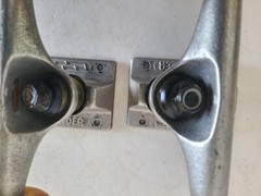 Thunder Strike Skateboard Trucks 145 Hi w/ Four Spitfire Wheels USA See Video