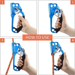 UIAA & Certified Hand Ascender for 8~13MM Rope