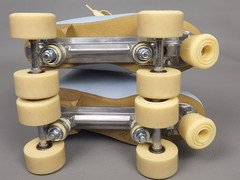 Impala Sidewalk Womens Size 10 Quad Roller Skates Sky Baby Blue and Yellow