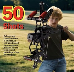 Sling Shot Bow 50 Round Multi Shot Terminator High Power AccurateEasy to Use New
