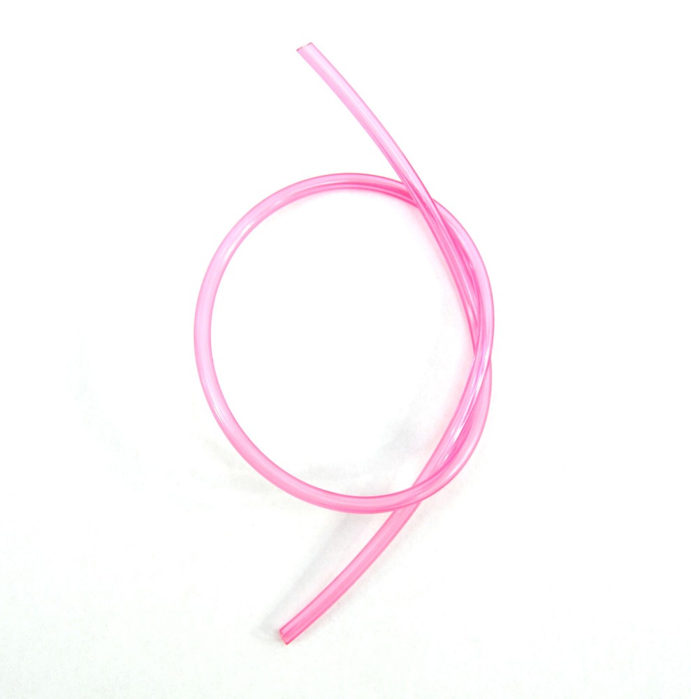 Cutlass Paintball Microline 1 Foot 3-Way Autococker Hose Pink Translucent