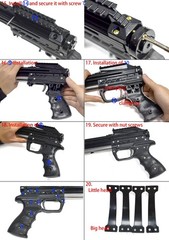 Very Powerful Slingshot Rifle Semi Automatic PIAOYU Updated Not assembled