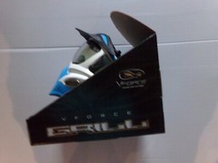 NEW V-Force Grill Paintball Mask PVS White on Blue