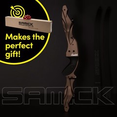 SAMICK 64″ Discovery Archery Recurve Bow – ILF CNC Riser – Wood Core Carbon ILF