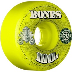 Powell Peralta BONES 100s V4 OG FORMULA Skateboard Wheels 53mm 100a MULTICOLOR